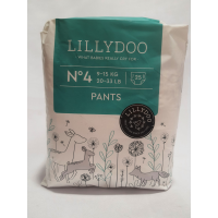 Підгузники - трусики Lillydoo розмір 4 на вагу 9-15 кг 25 шт в упаковці