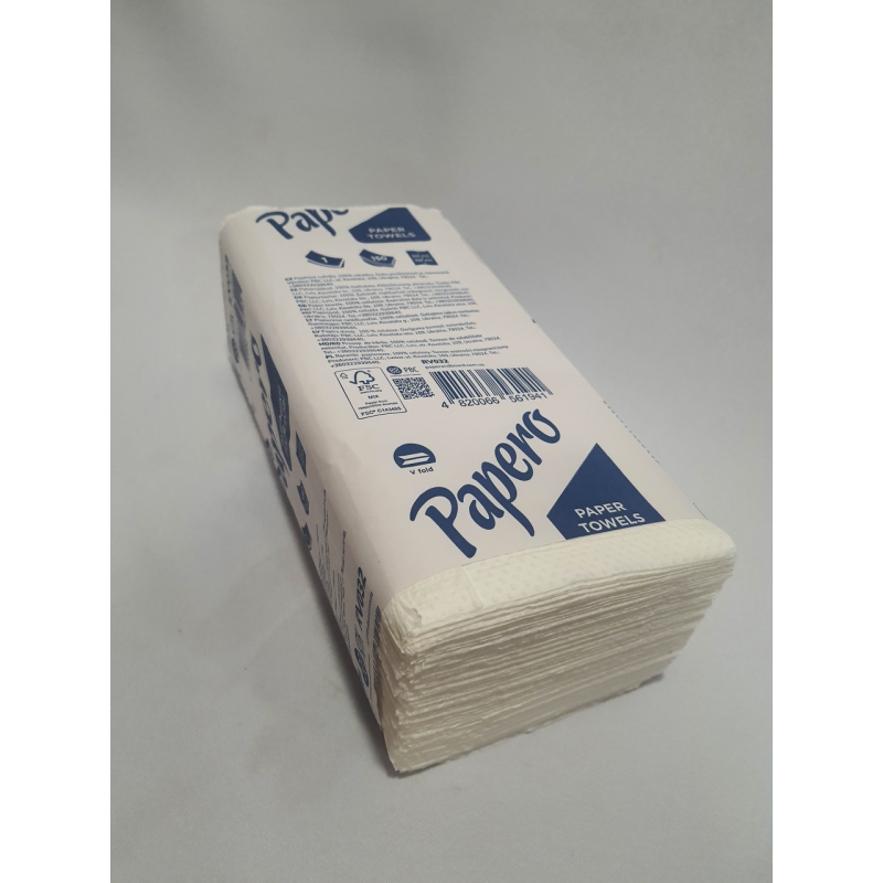 Рушник паперовий Papero V-складання  245×230 мм 150 листів