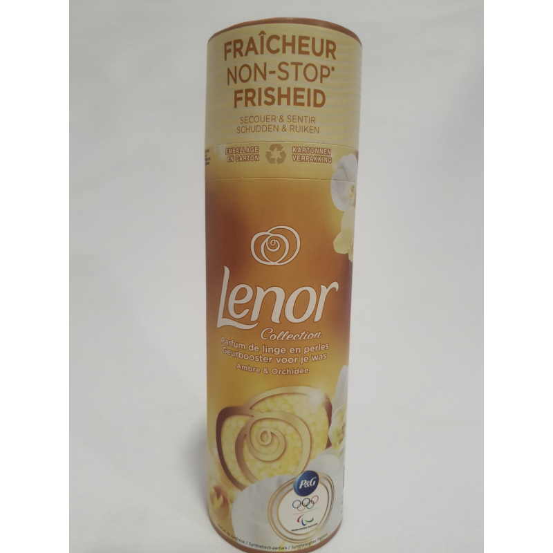 Гранульований ополіскувач -ароматизатор  Lenor Ambre & Orhidee 235 грам.