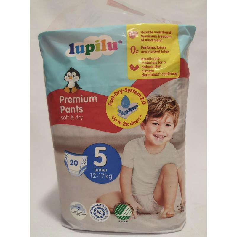 Підгузки-трусики Lupilu 5 в упаковці 12-17 rкг. 20 шт.
