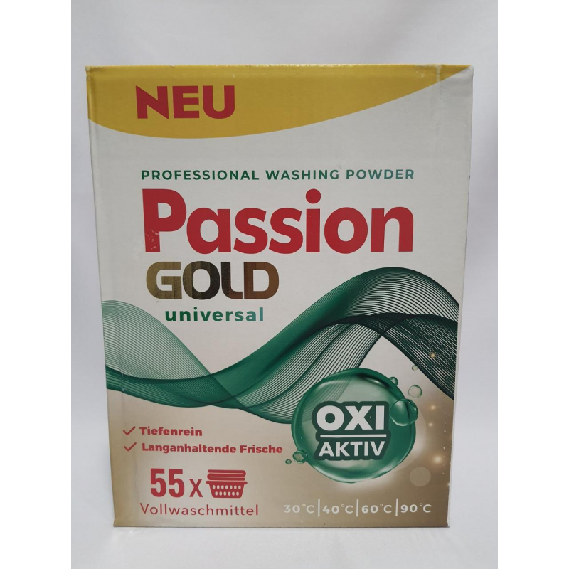 Стиральний порошок Passion 3.3 кг в картонній упаковці