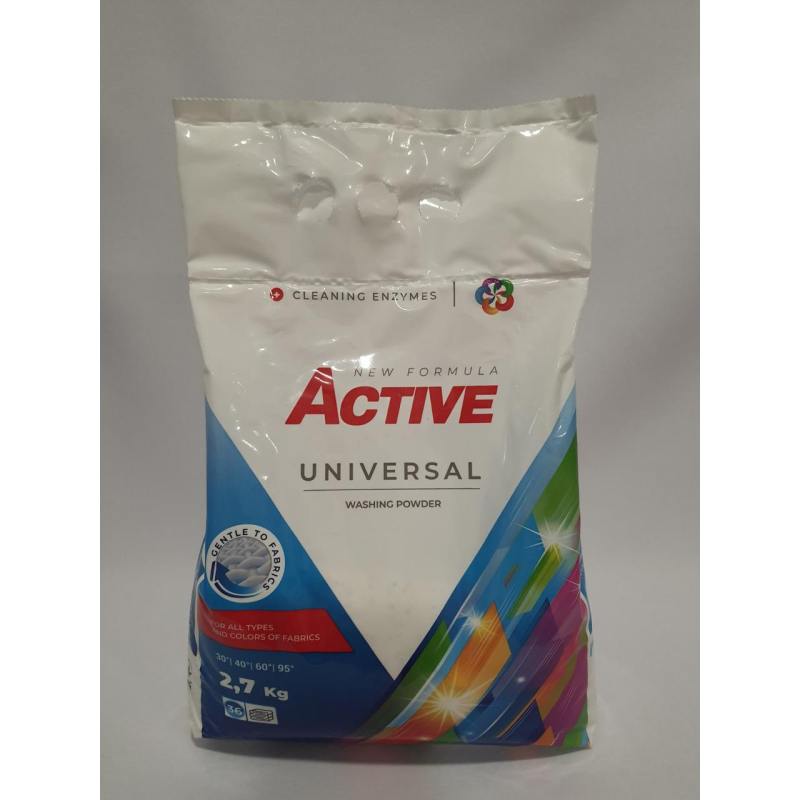 Стиральний порошок Active 2,7 кг