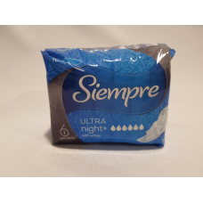 Гігієнічні прокладки Siempre 6 краплі 10 шт. в упаковці, Італія