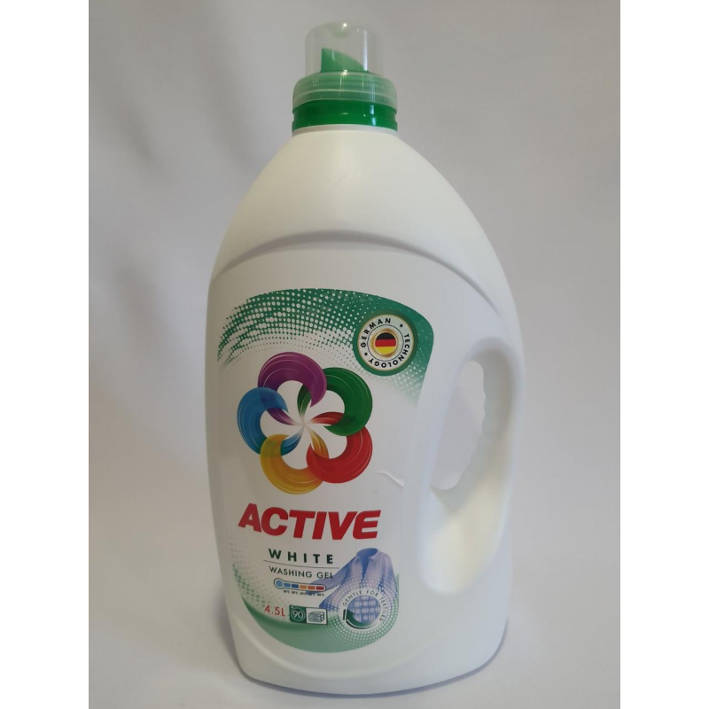 Гель-концентрат для прання Active white (для білого)  4,5 л.